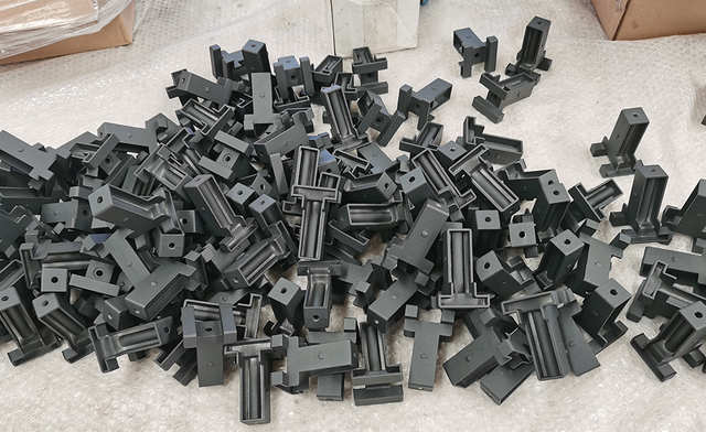 Electrostatic powder coating parts